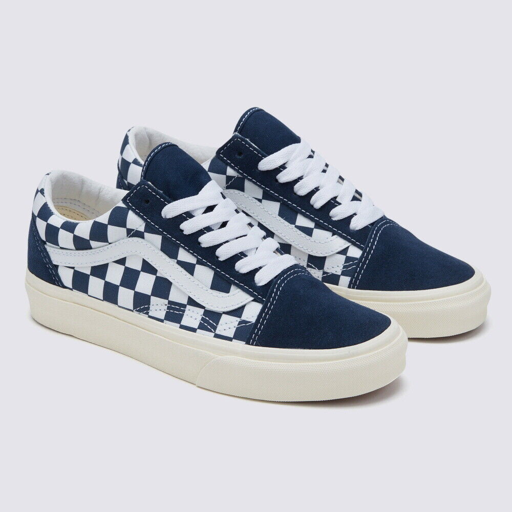 VANS OLD SKOOL CHECKERBOARD DRESS BLUES