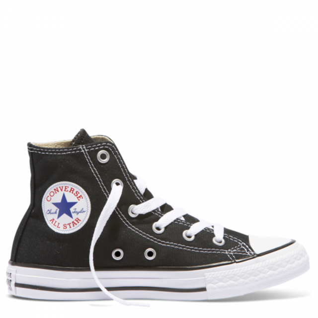 All black converse high tops kids online