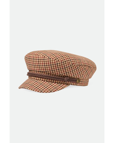 BRIXTON FIDDLER CAP - TIGERS EYE/BROWN