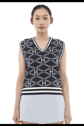 HUFFER RACQUET KNIT VEST