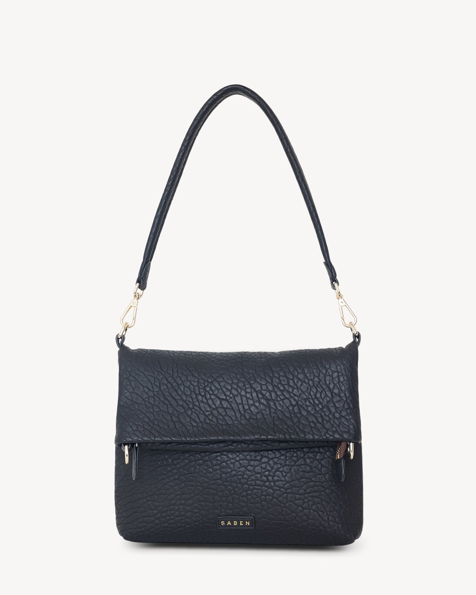 SABEN DARIA SHOULDER BAG - BLACK BUBBLE