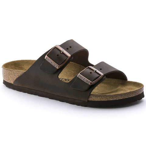 BIRKENSTOCK OILED LEATHER - NARROW - HABANA