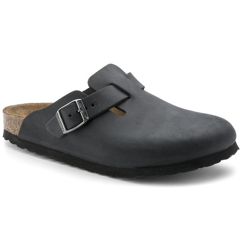 BIRKENSTOCK OILED LEATHER  - REGULAR - BLACK