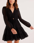 MINKPINK AMY LONGSLEEVE MINI DRESS