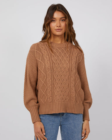 ALL ABOUT EVE RUE KNIT SWEATER