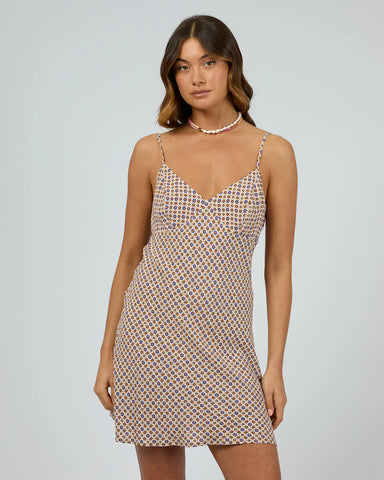 ALL ABOUT EVE HARRI MINI SLIP DRESS