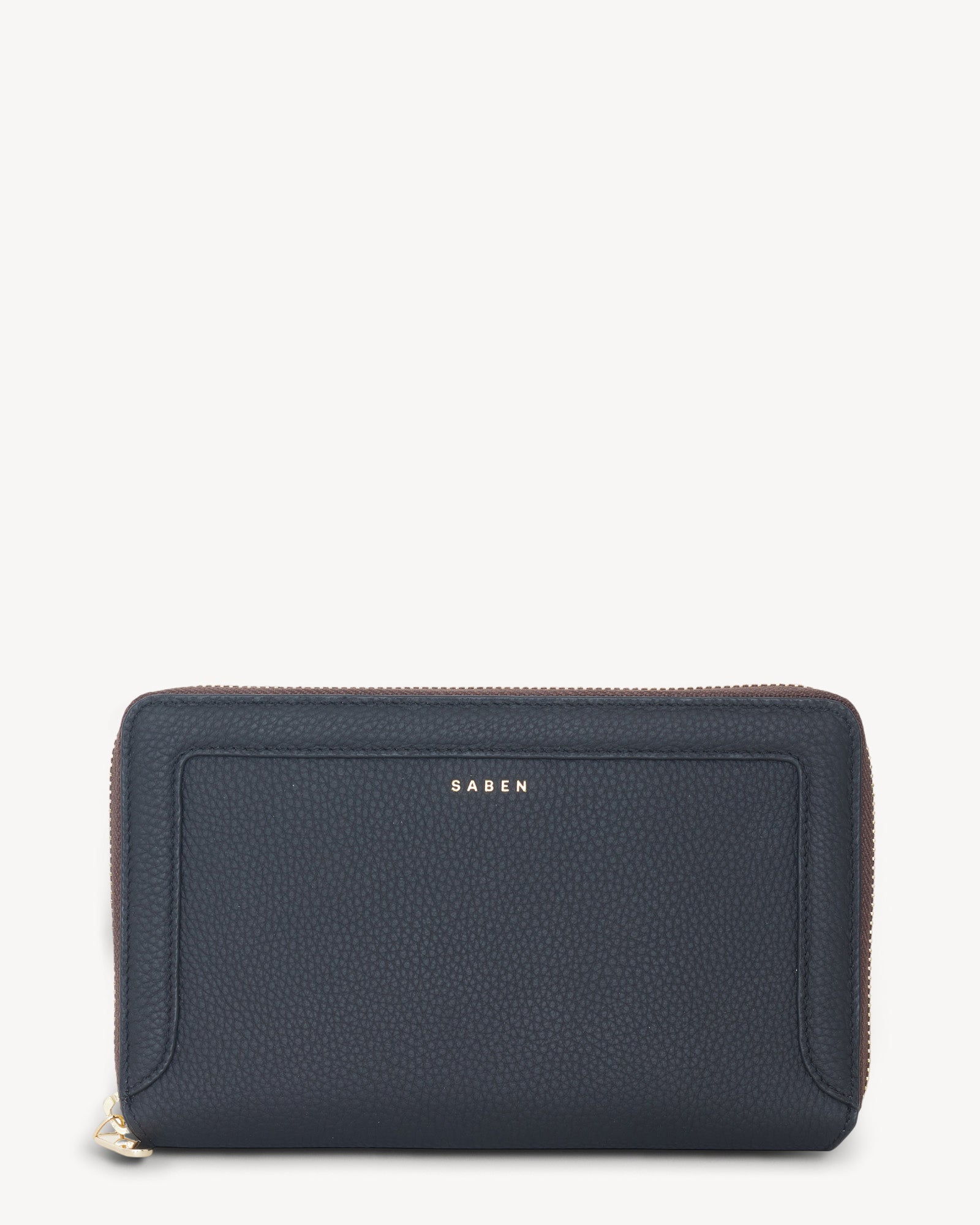 SABEN LISBON TRAVEL WALLET - BLACK