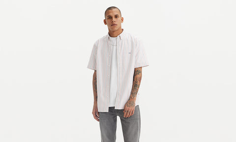 LEVIS SS AUTHENTIC BUTTON DOWN CUPERTINO STRIPE