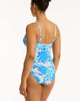 SEA LEVEL DAISYFIELD TIE FRONT DD/E ONE PIECE