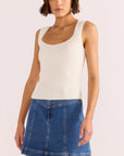 MINKPINK ISLA BOUCLE KNIT TANK