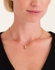 ROSEFIELD BOW STUDS NECKLACE