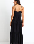 STORIES BE TOLD LILIBET STRAPPY BUTTON DOWN FRONT MAXI DRESS