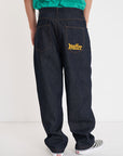 HUFFER BLOCK DENIM EMB PANT/ODLE