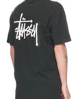 STUSSY SOLID OFFSET GRAFFITI SS TEE