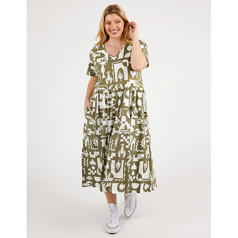 ELM POSTCARD TEE DRESS