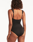 SEA LEVEL FRILL ONE PIECE