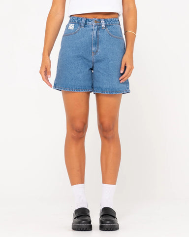 RUSTY CYPRUS HIGH DENIM SHORT