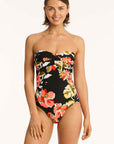 SEA LEVEL JUNIPER TWIST BANDEAU ONE PIECE