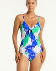 SEA LEVEL SUBLIME TIE FRONT SS/E CUP SINGLET + MID PANT