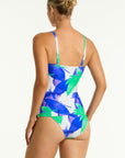 SEA LEVEL SUBLIME TIE FRONT SS/E CUP SINGLET + MID PANT