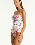 SEA LEVEL BELLE V BANDEAU ONE PIECE