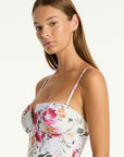 SEA LEVEL BELLE V BANDEAU ONE PIECE