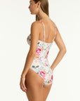 SEA LEVEL BELLE V BANDEAU ONE PIECE