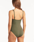 SEA LEVEL ESSENTIALS LONGLINE ONE PIECE