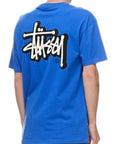 STUSSY SOLID OFF SET GRAFFITI SS TEE