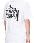 STUSSY SOLID OFFSET GRAFFITI SS TEE