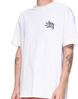 STUSSY SOLID OFFSET GRAFFITI SS TEE