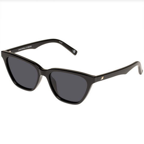 LE SPECS UNFAITHFUL SUNGLASSES- BLACK