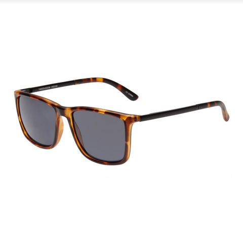 LE SPECS TWEEDLEDUM SUNGLASSES - MATTE TORT/ MATTE BLACK