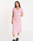 HUFFER LA ROSA CELO MIDI DRESS