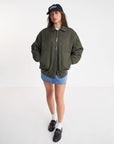 HUFFER QUILTED LONGLINE BOMBER