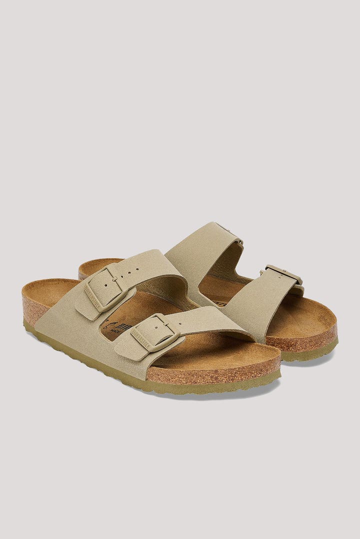 BIRKENSTOCK ARIZONA BIKRO-FLOR - REGULAR - FADED KHAKI