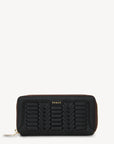 SABEN LYRIC WALLET - MACRO WEAVE BLACK