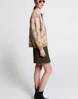 KAREN WALKER MONOGRAM CHUNKY CARDIGAN