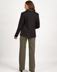 VASSALLI CLASSIC BLAZER WITH SATIN TRIM DETAIL