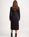 VASSALLI LONG SLEEVE KNIT DRESS