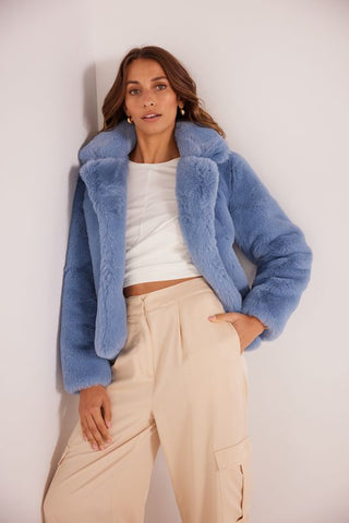 MINKPINK ZARA FAUX FUR JACKET