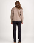 VASSALLI BOBBLE DETAIL SWEATER WITH HIGH NECK