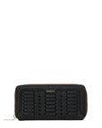 SABEN LYRIC WALLET - BLACK MACRO WEAVE