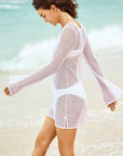 SEA LEVEL SURF MESH COVER UP