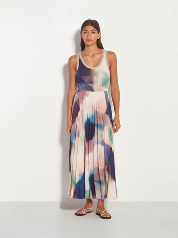 JULITTE HOGAN LILLIAN PLEAT DRESS ( ILLUMINATE CREPE )