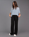 STORM WIDE LEG KNIT TUX PANT