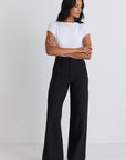 AMONG THE BRAVE ZOEY TAILORED HIGH RISE WIDE LEG PANT