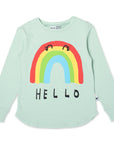 MINTI HELLO BYE RAINBOW TEE